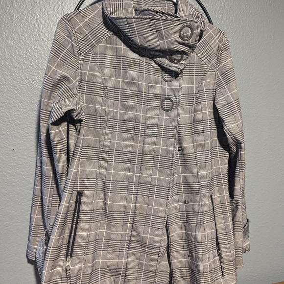 Free Country Winter Full Zip Plaid Hip Length Jacket/Coat - Picture 3 of 9